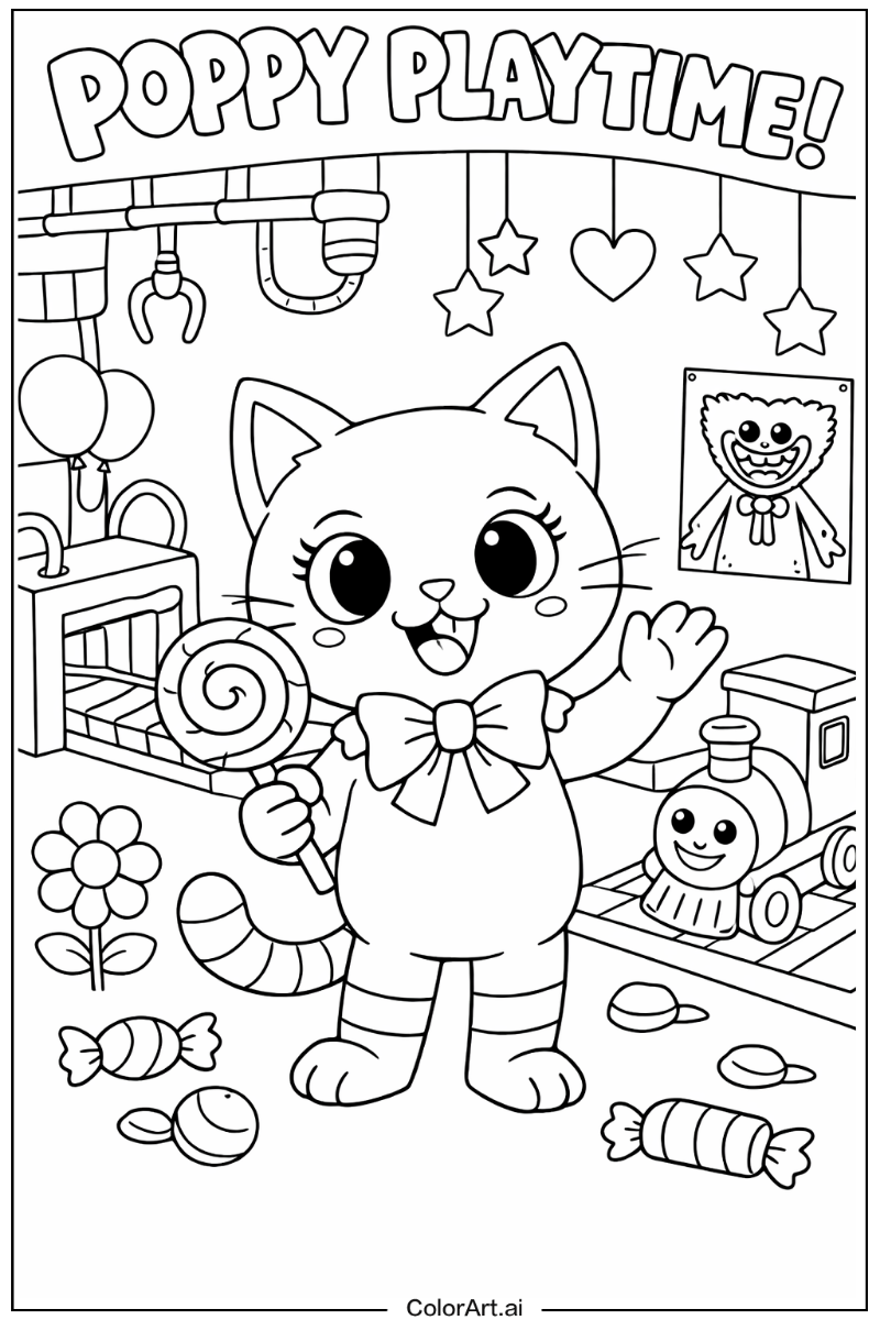 Candy cat Poppy playtime Design 2