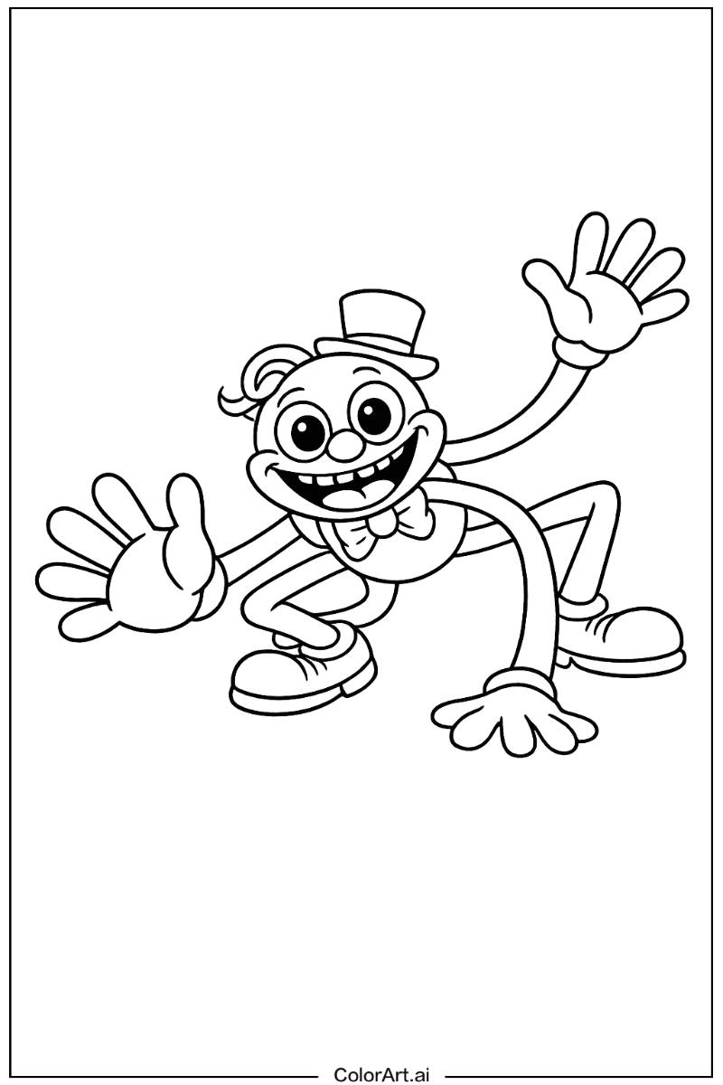 Remove background daddy long legs Poppy playtime Scene