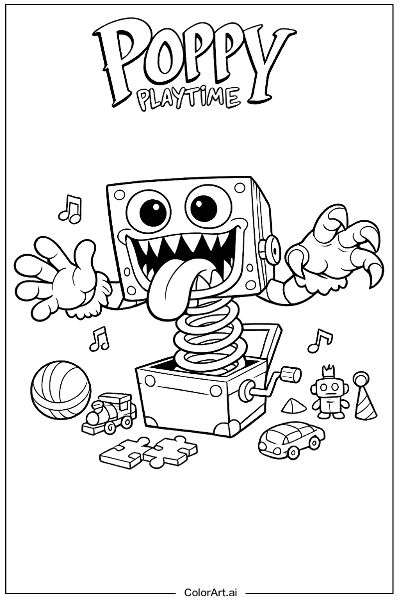 Remove background boxy boo Poppy playtime Design 3