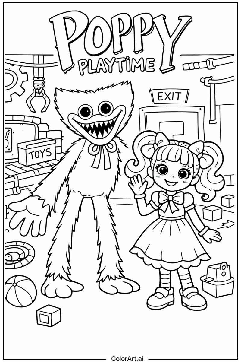 Poppy playtime with Poppy Theme 3