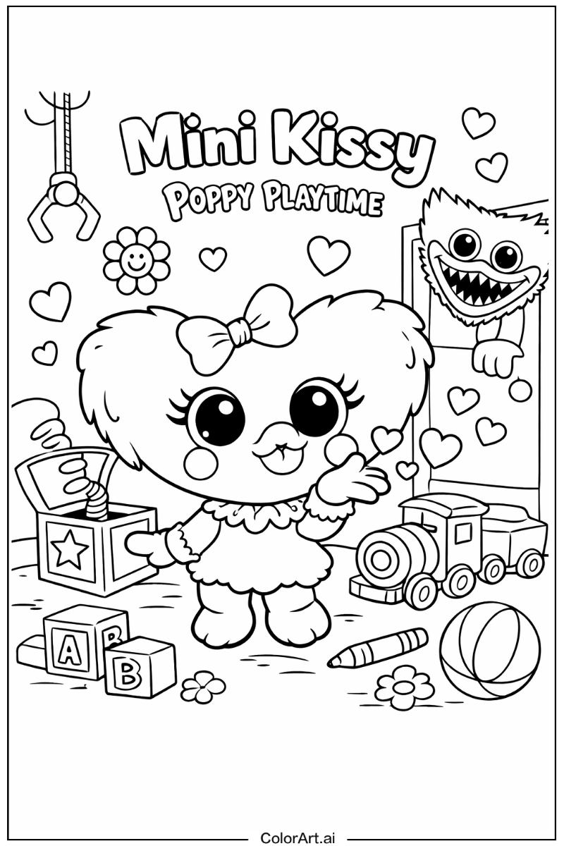 Poppy playtime with Mini kissy Theme 3