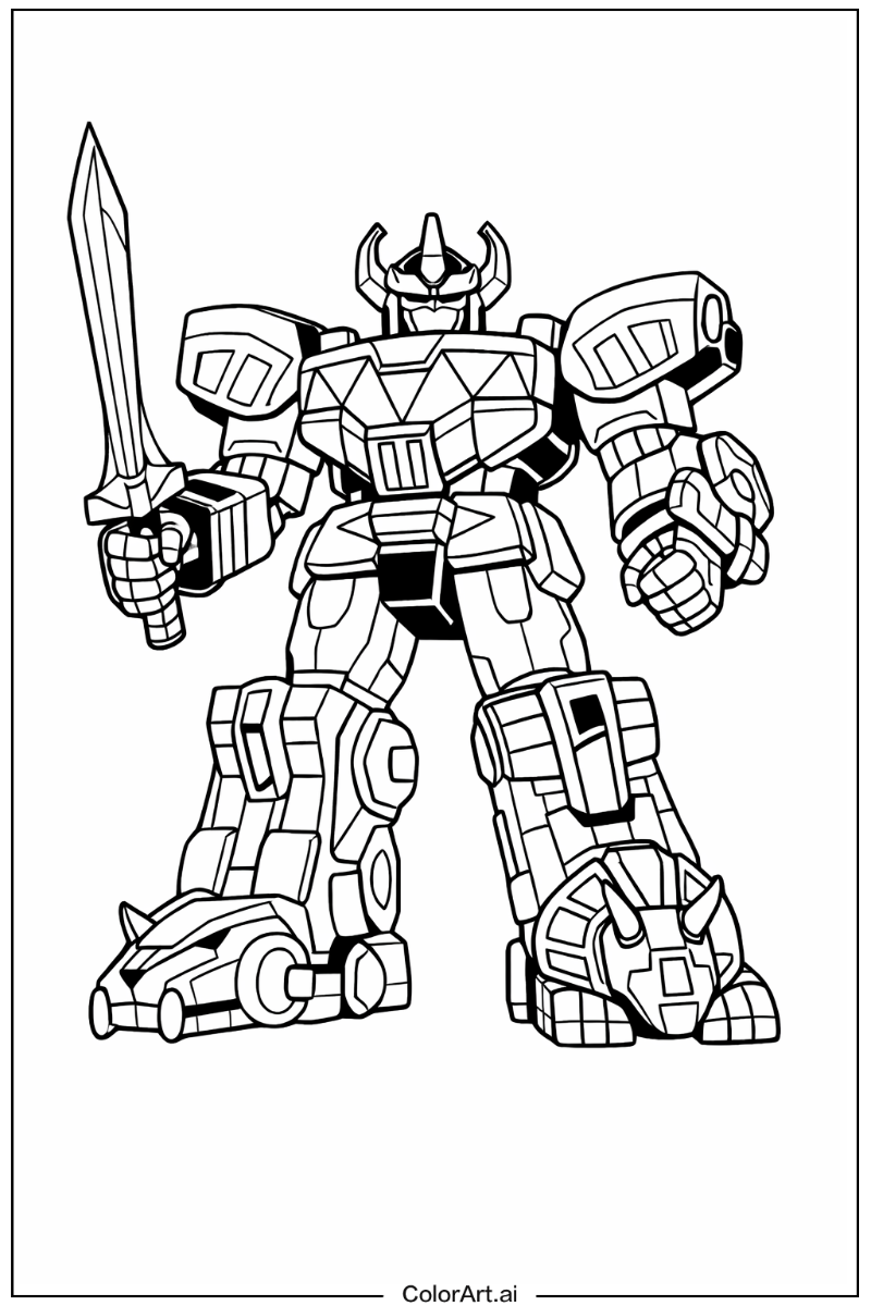 Megazord formation Power range Scene