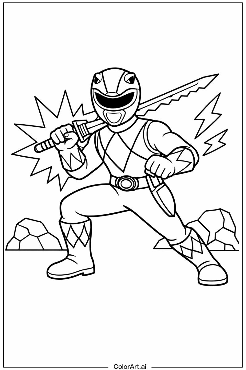 Red ranger Power range Design