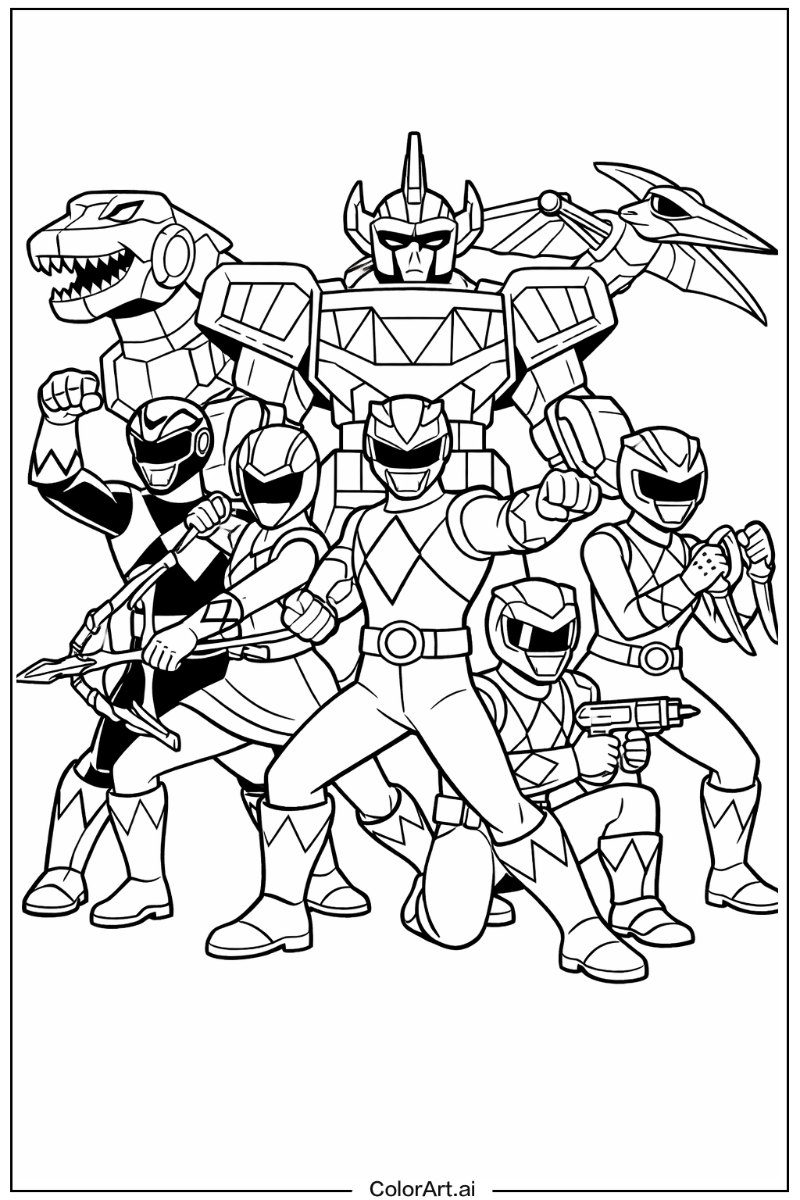 Power rangers futuristic scene Power range Design