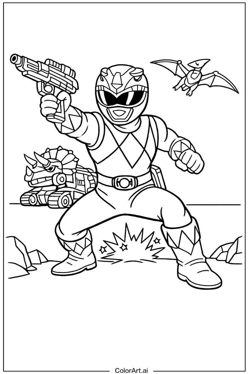 Blue ranger Power range Scene 2