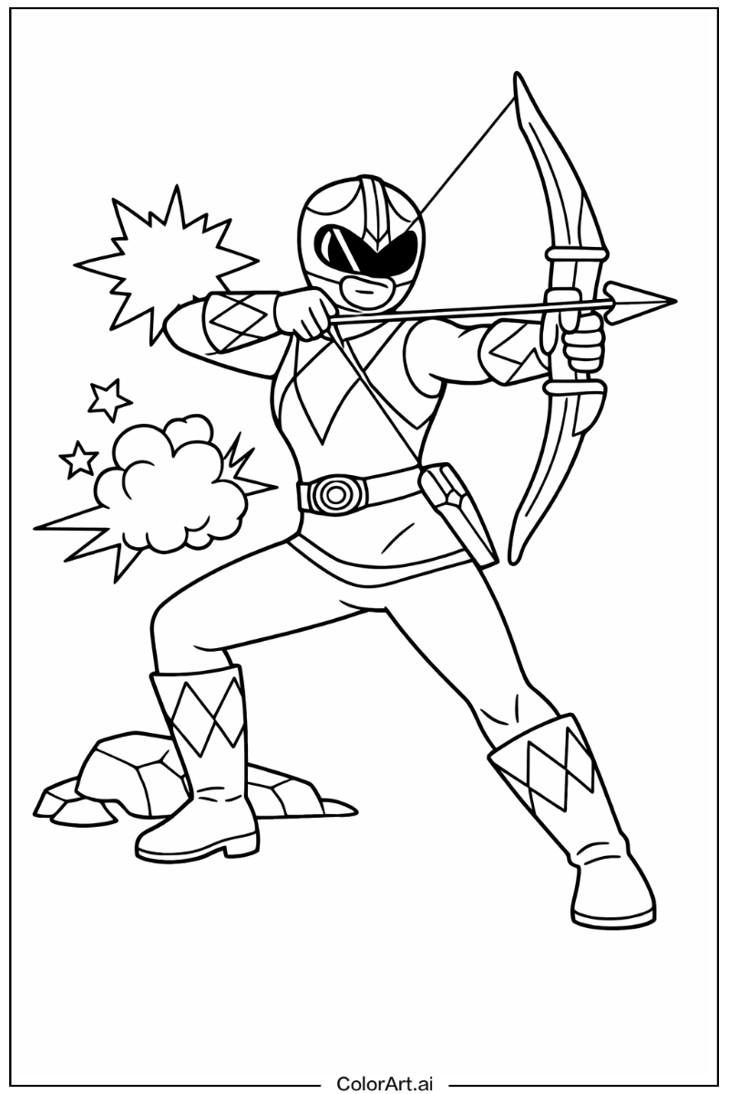 Pink ranger Power range Design 2