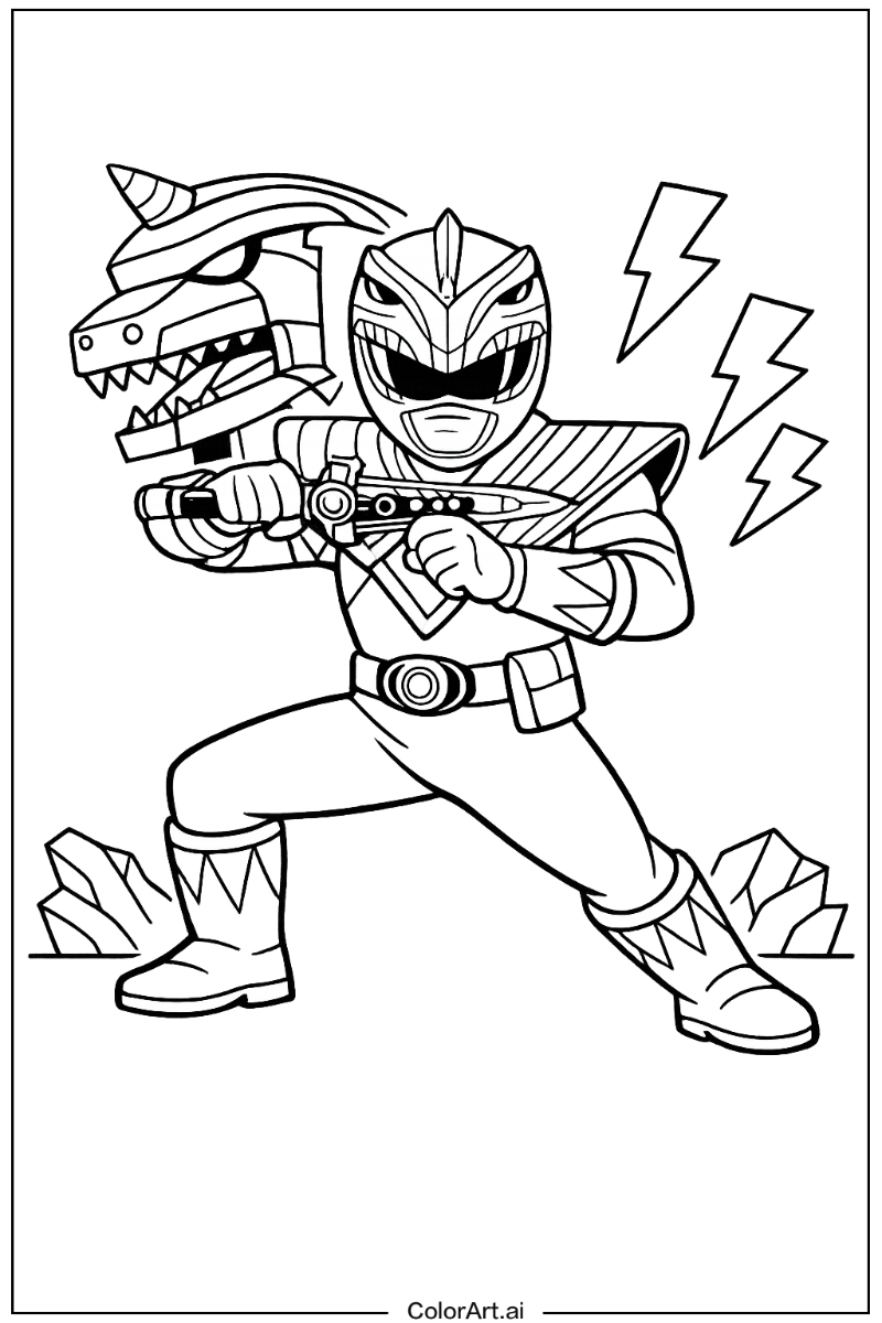 Power range with Green ranger Theme