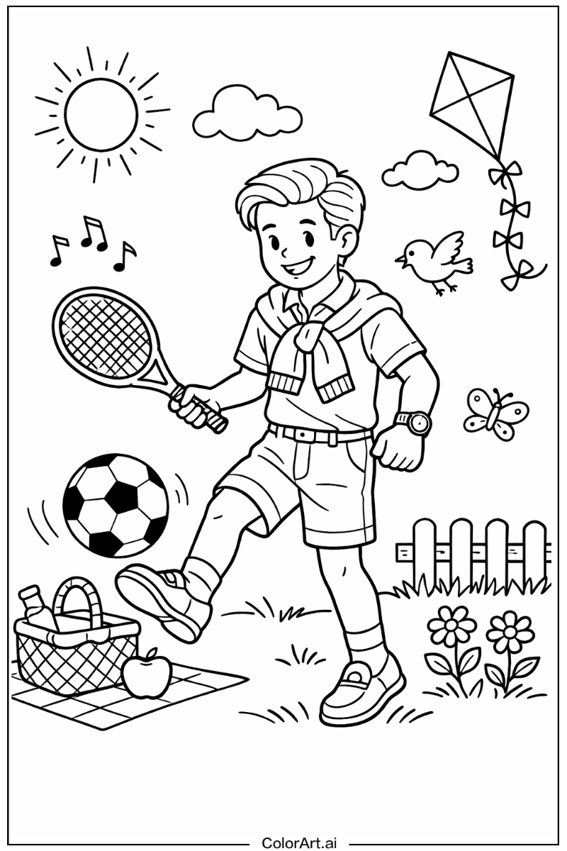 preppy Playing Outside 3