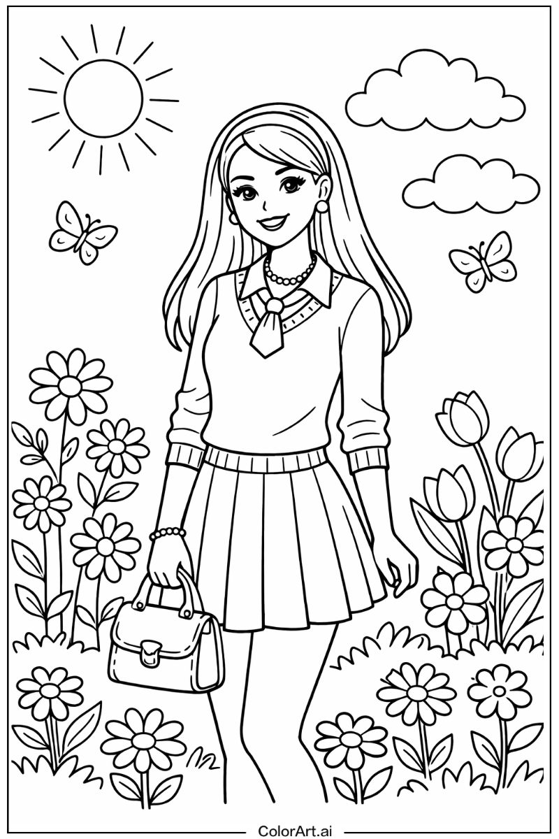 preppy in a Garden 4