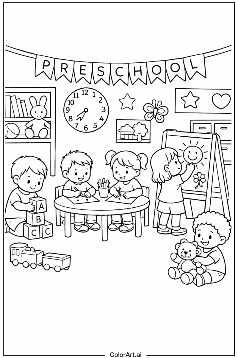 Preschool students Preschool Scene