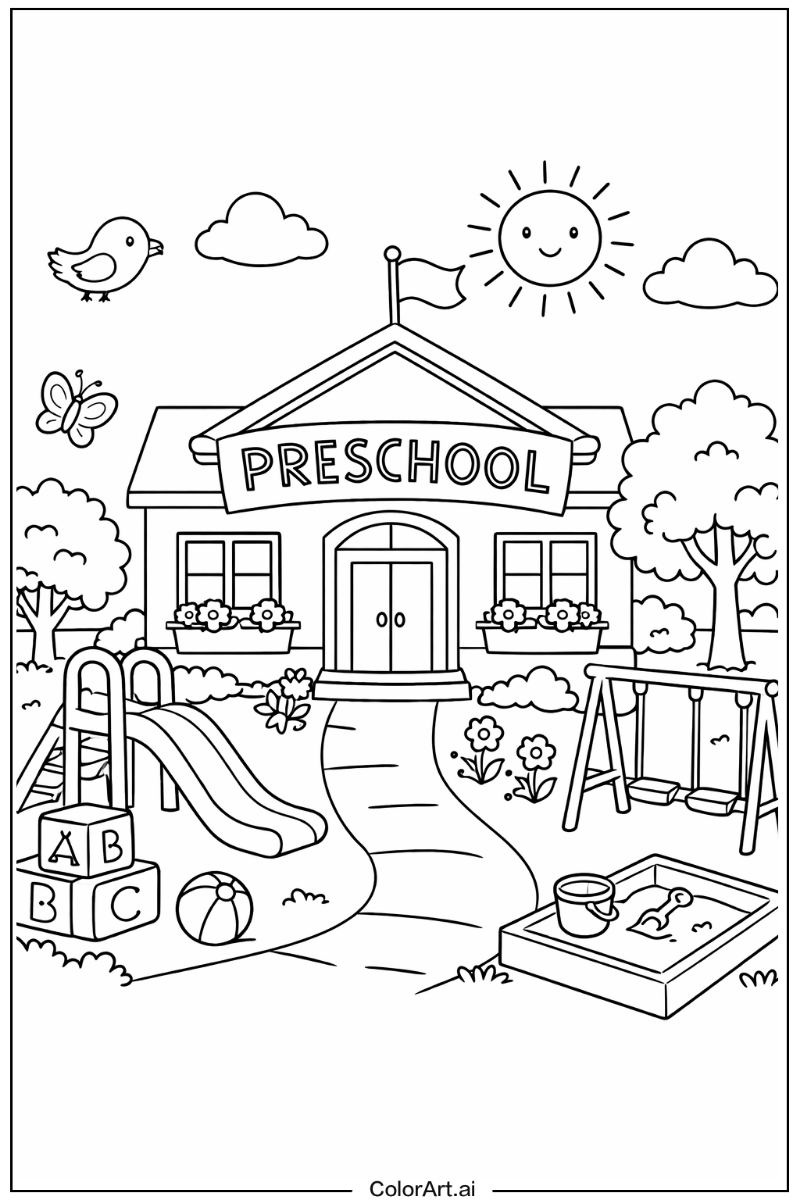 Preschool school building Preschool Design 2