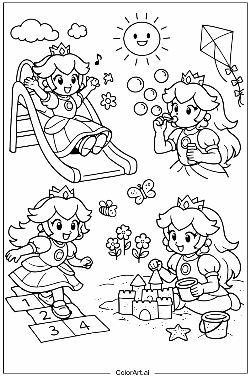 princess peach Having Fun 3