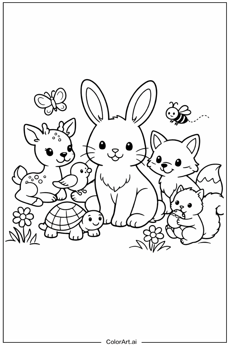 rabbit with Friends 5