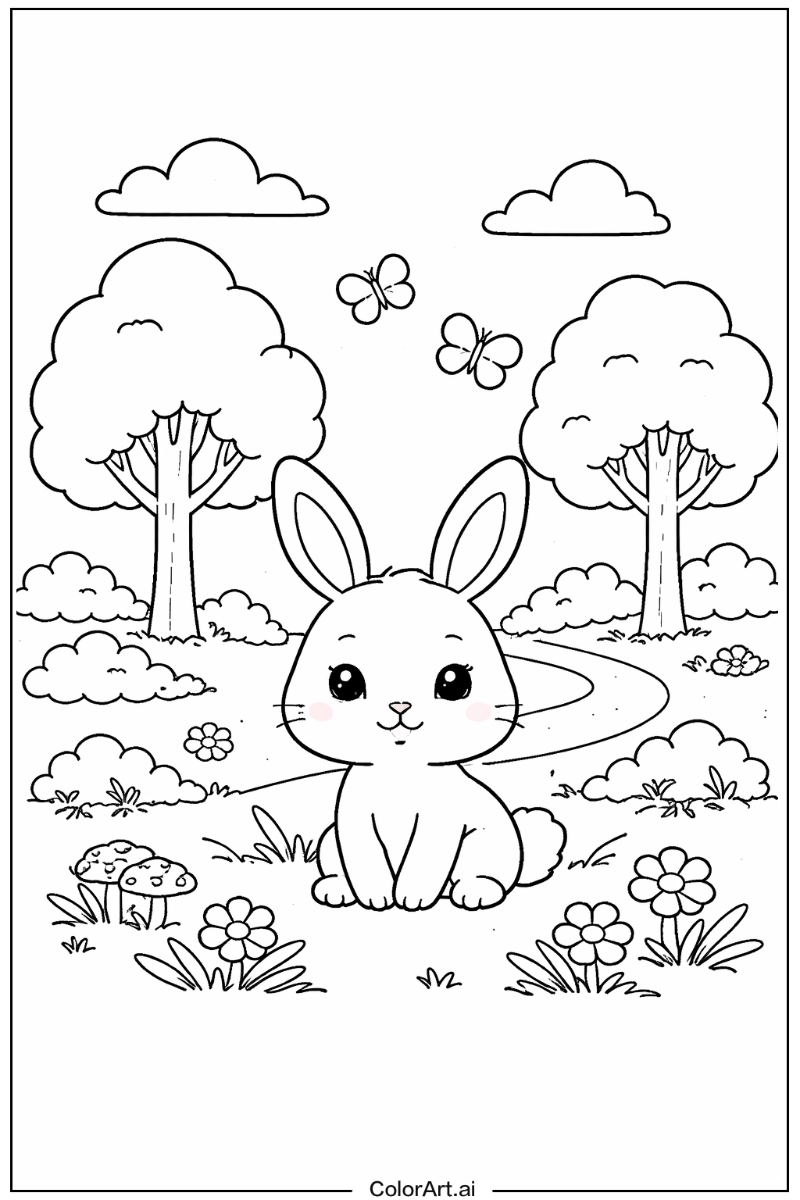 rabbit in Nature 5