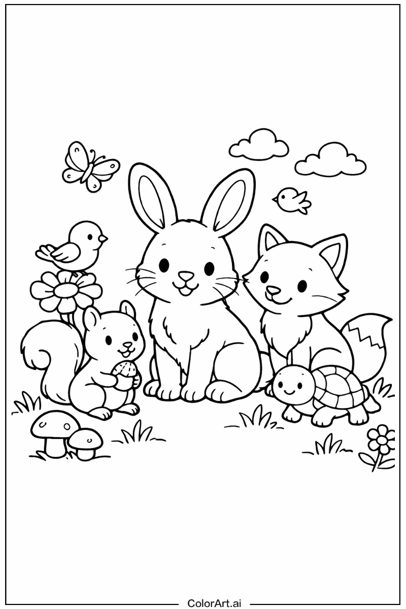 rabbit with Friends 6