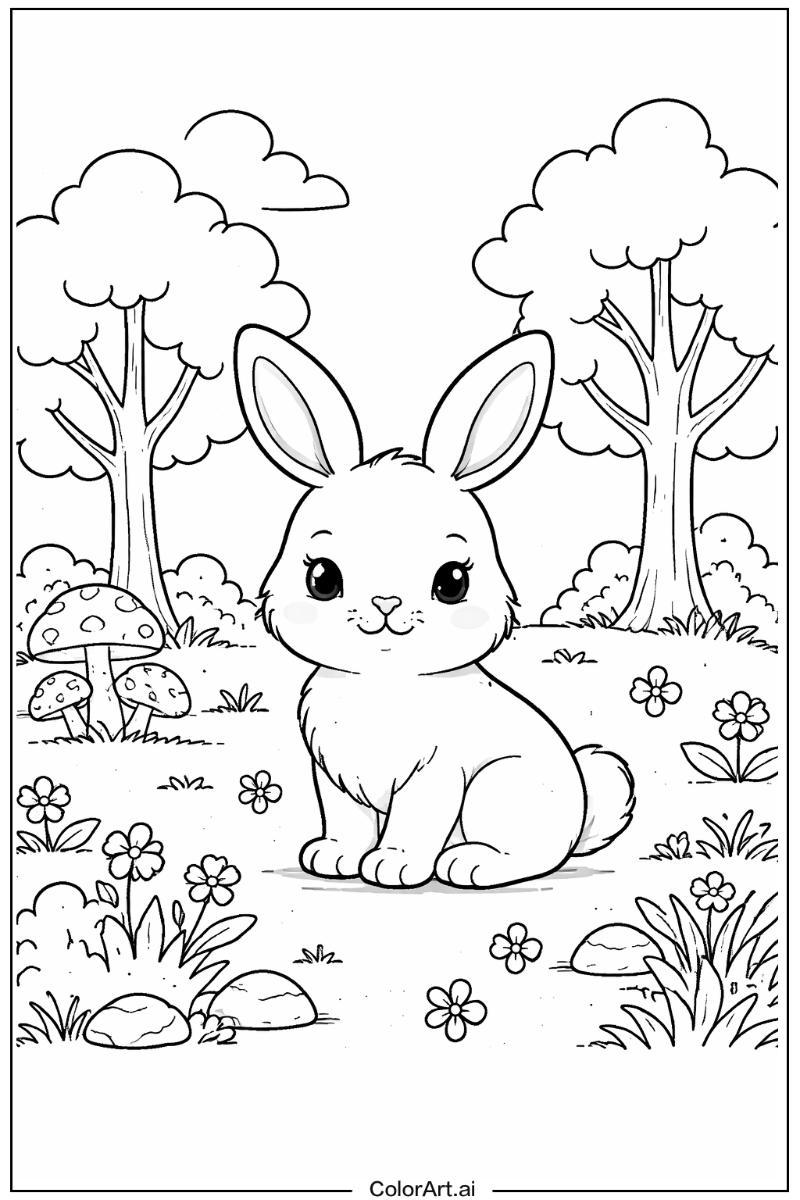 rabbit in Nature 6