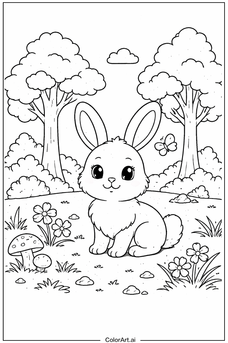 rabbit in Nature 1