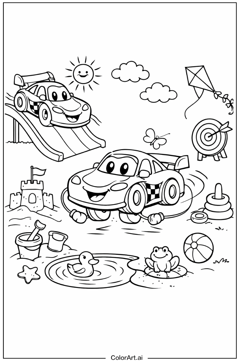 race car Having Fun 2