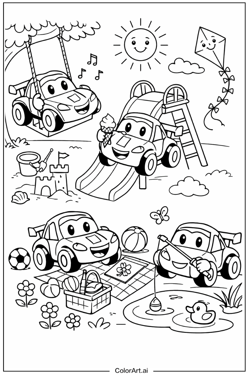 race car Having Fun 3