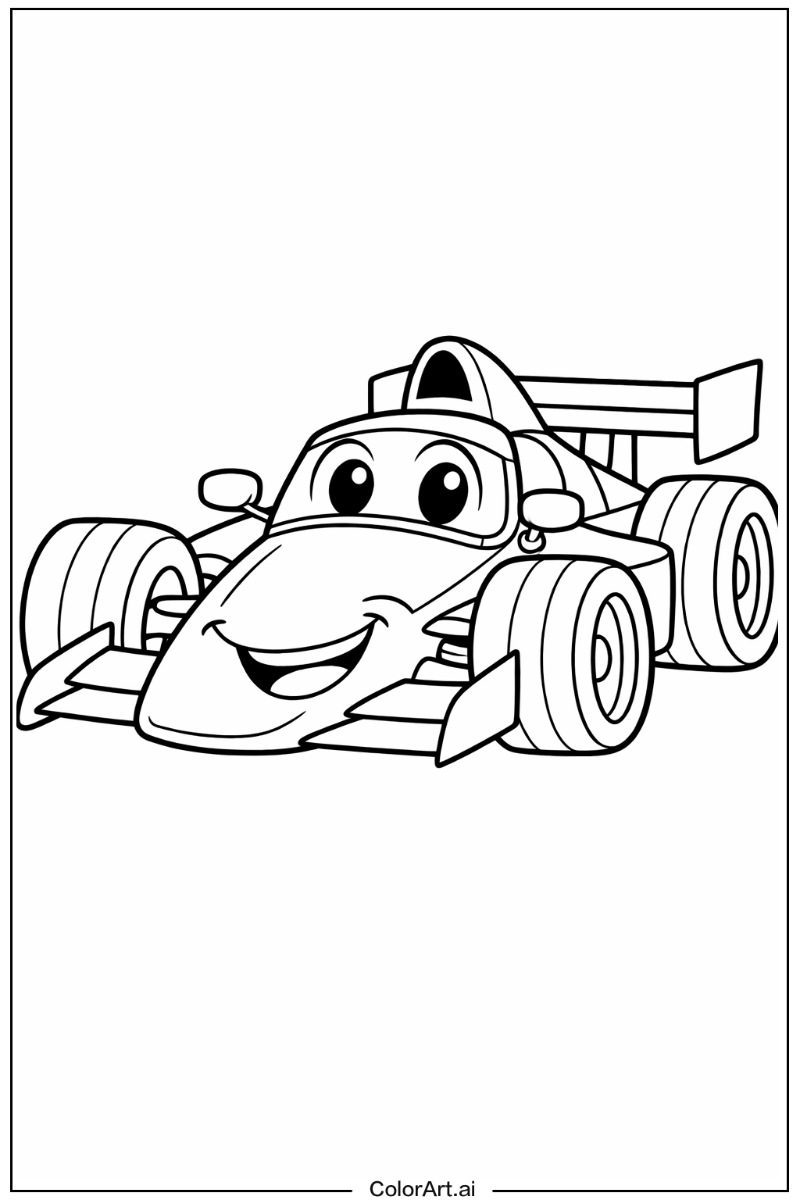 Happy race car 4