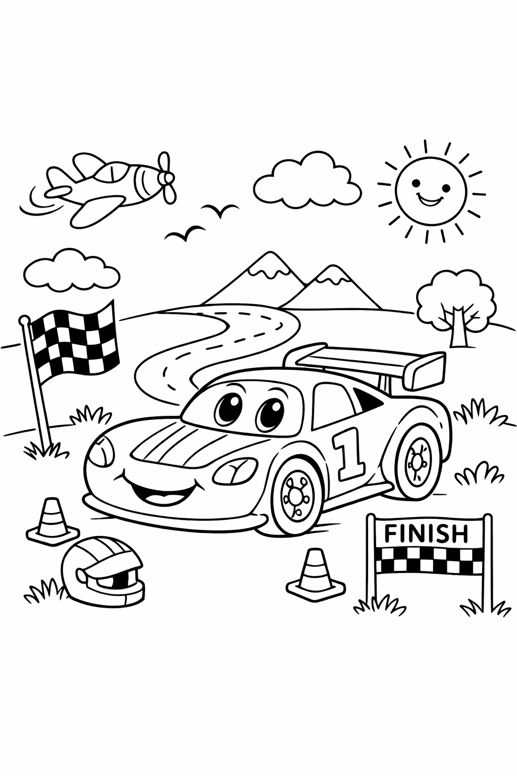 race car Playing Outside 4