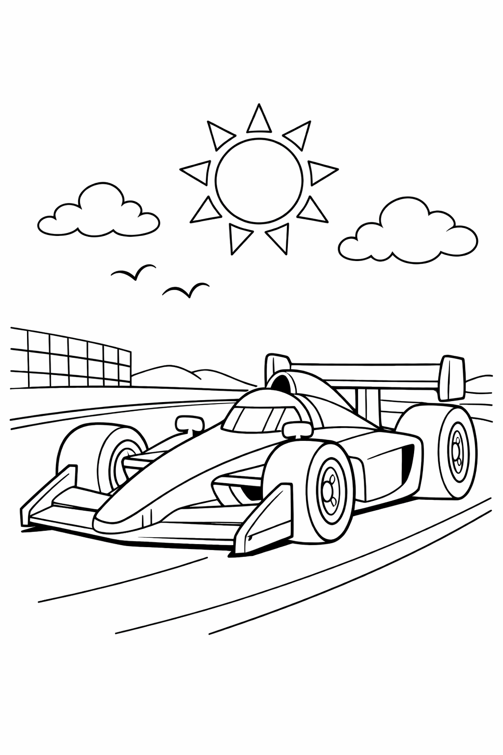 race car Under the Sun 4