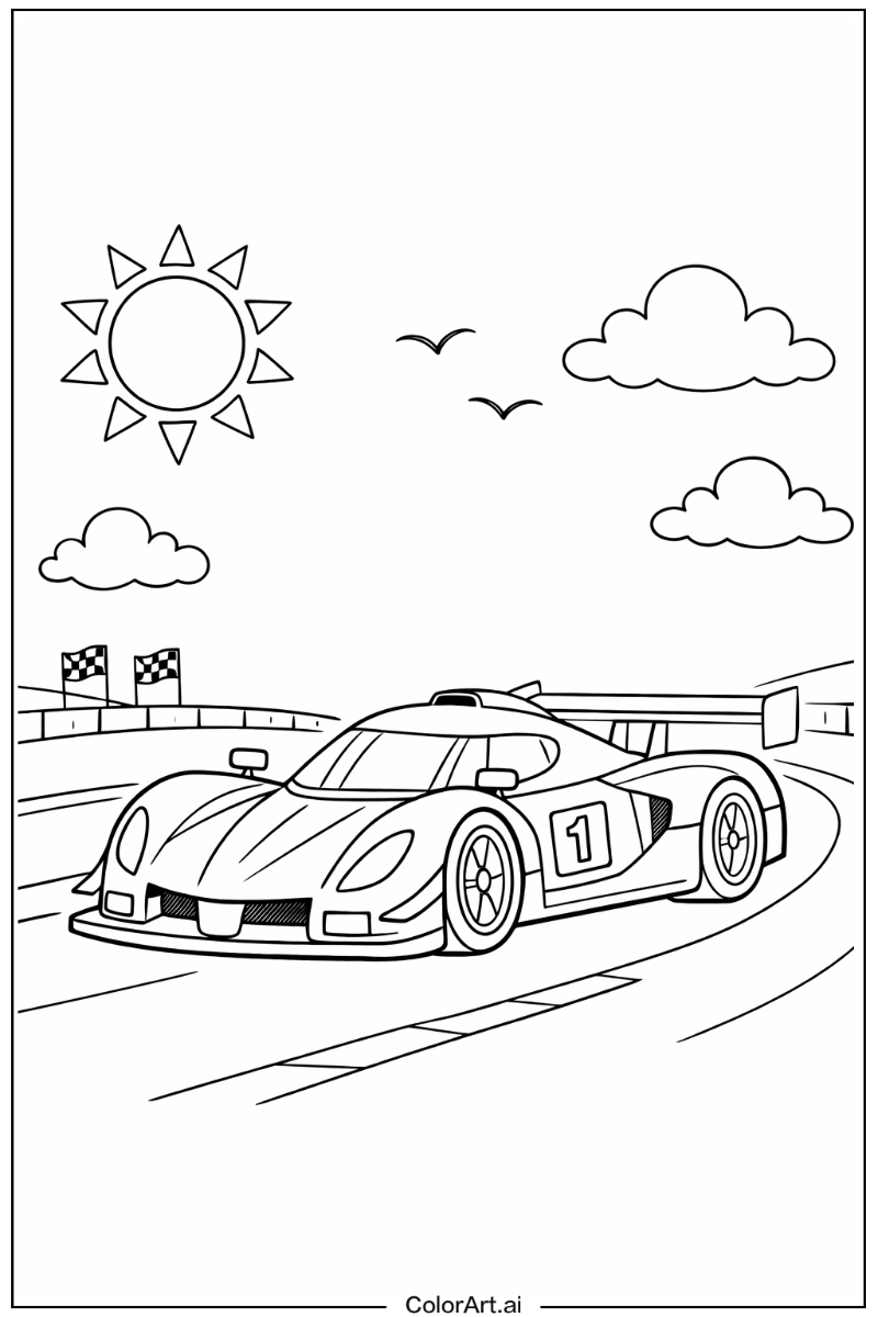 race car Under the Sun 5