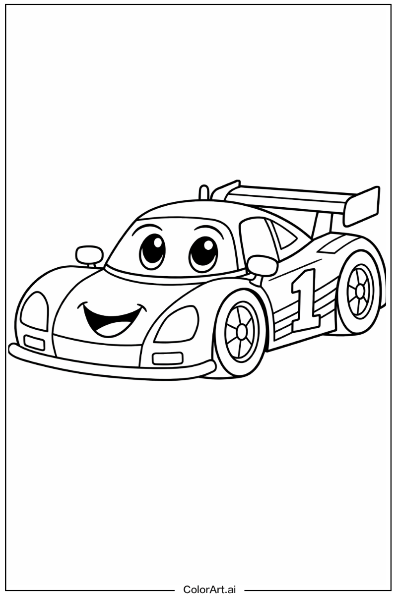 Happy race car 6