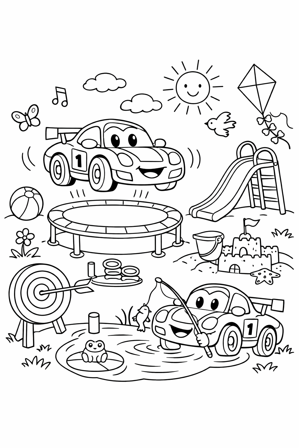 race car Having Fun 1