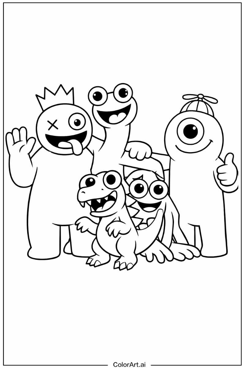 Rainbow Friends Game with Friends 2