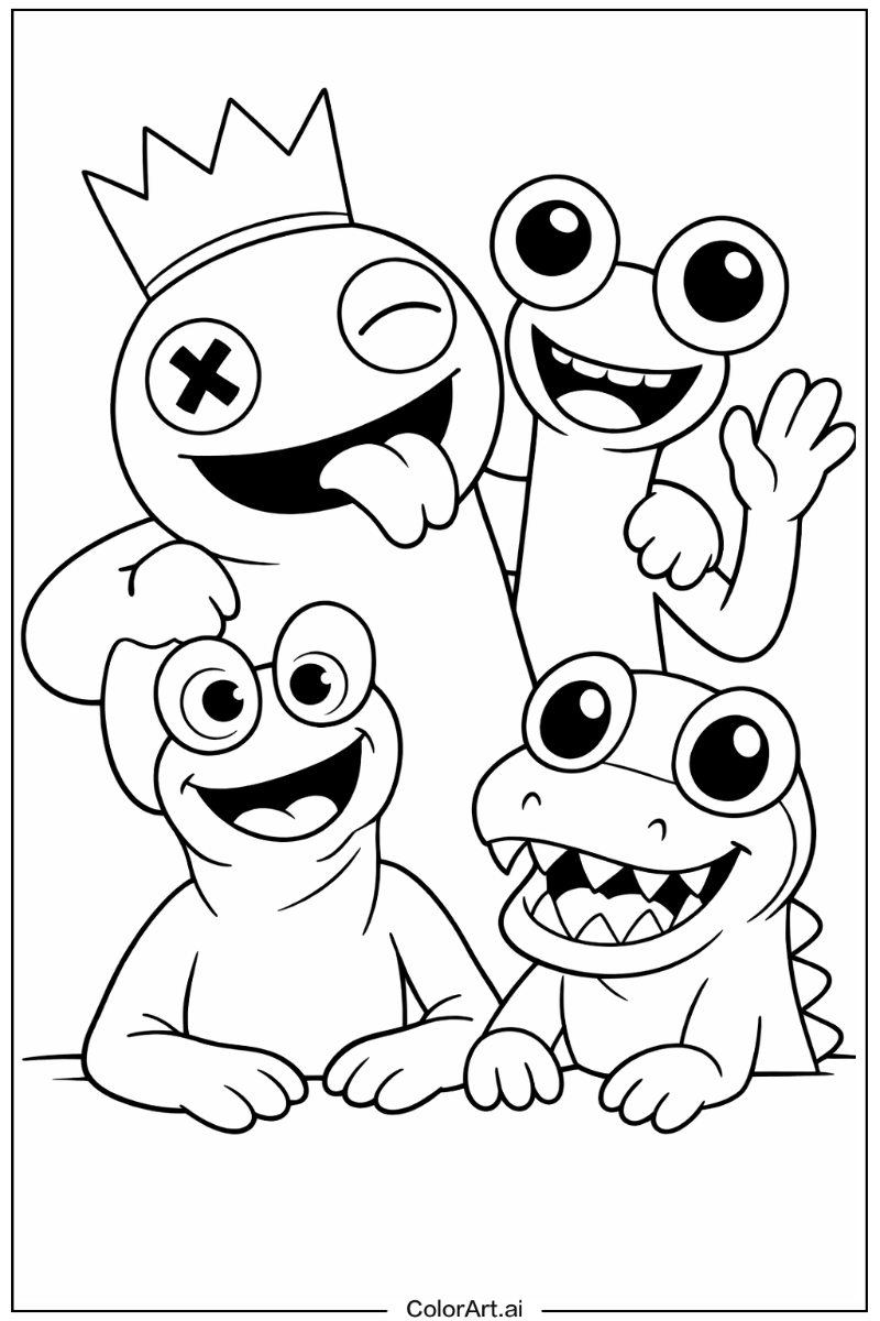 Happy Rainbow Friends Game Portrait 3