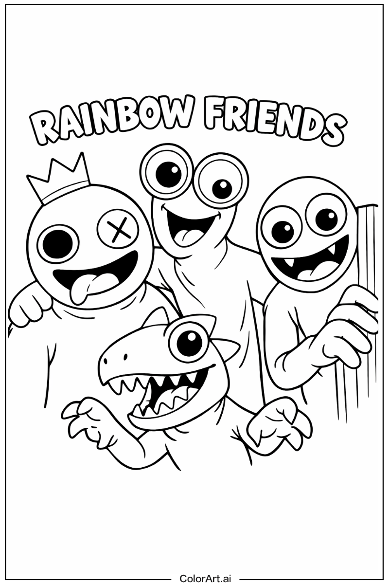 Happy Rainbow Friends Game Portrait 4