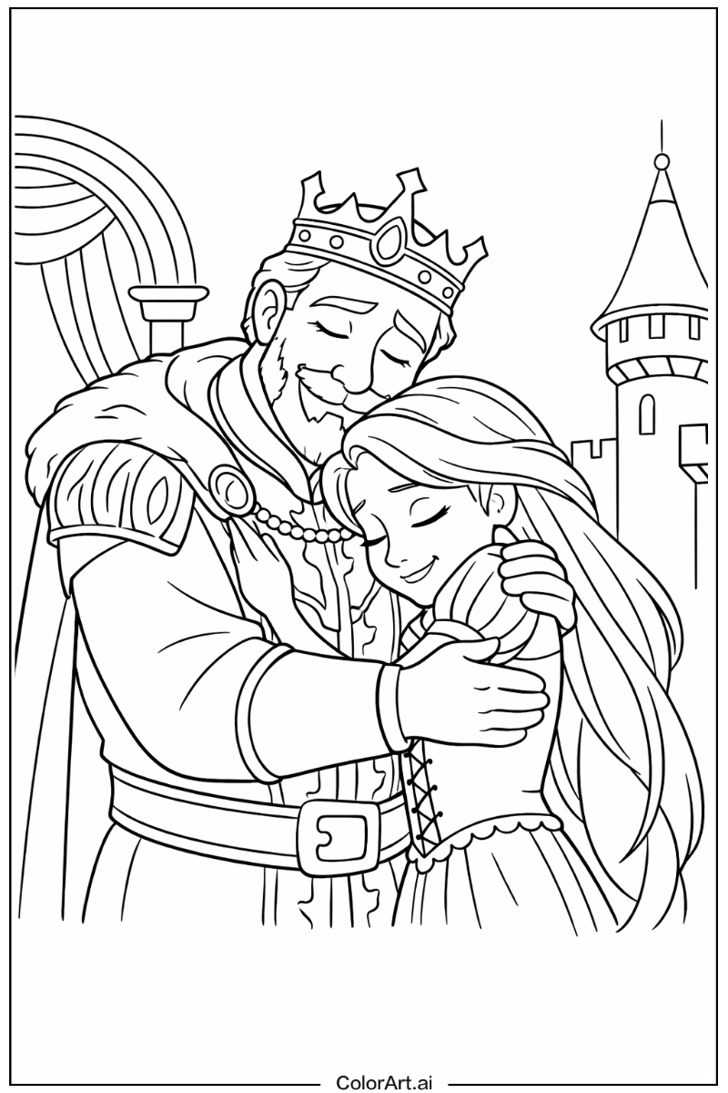 Rapunzel with King frederic Theme 2