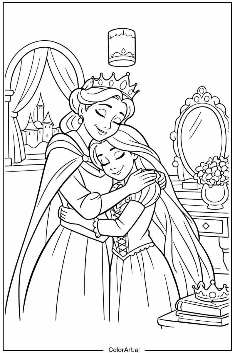 Queen arianna Rapunzel Design 2