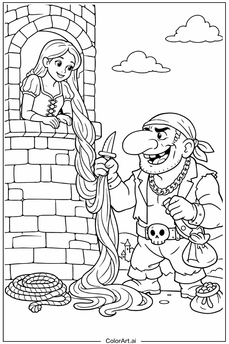Big nose thug Rapunzel Scene 2