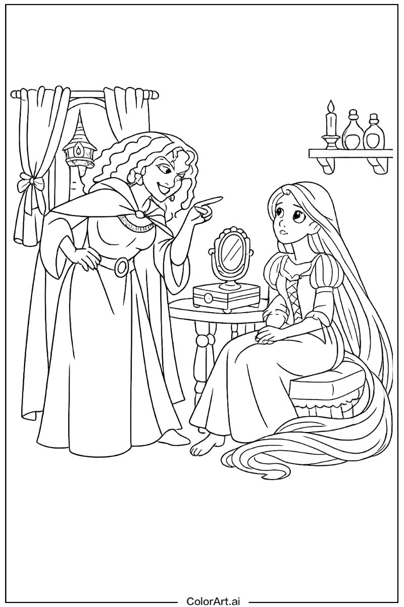 Gothel Rapunzel Scene 3