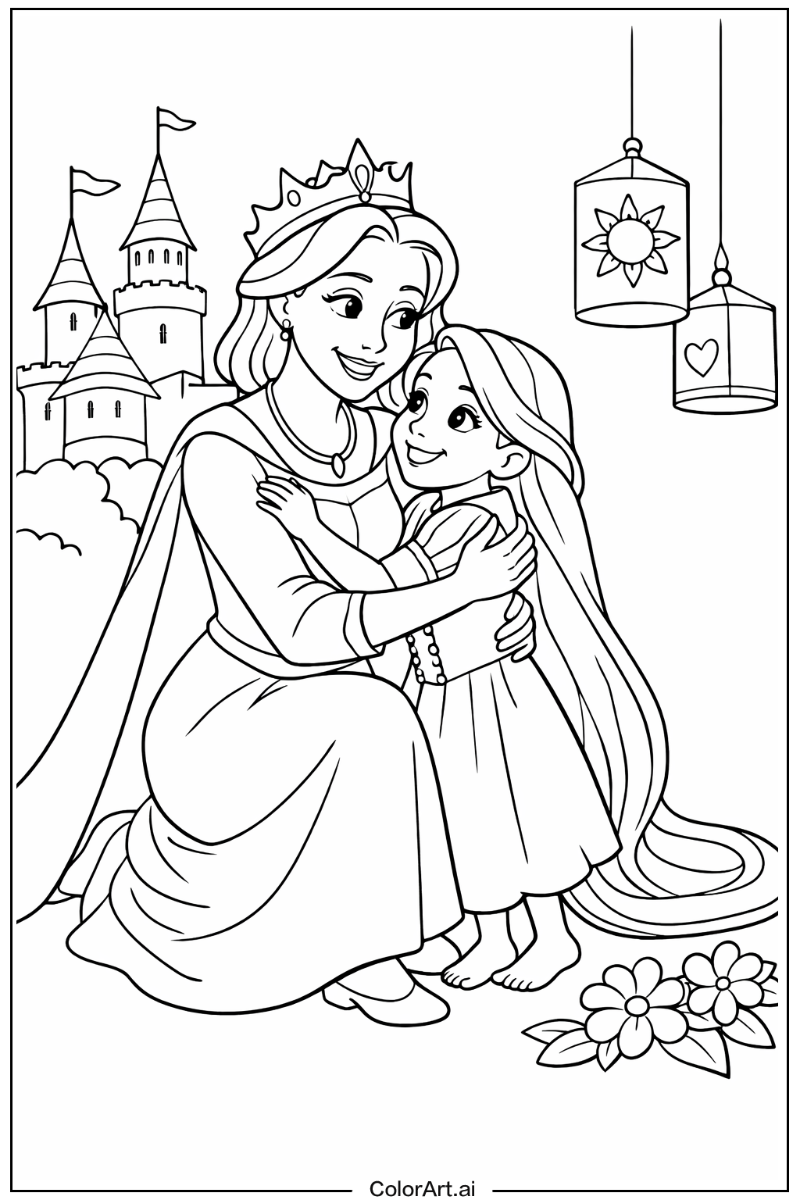 Queen arianna Rapunzel Design 3