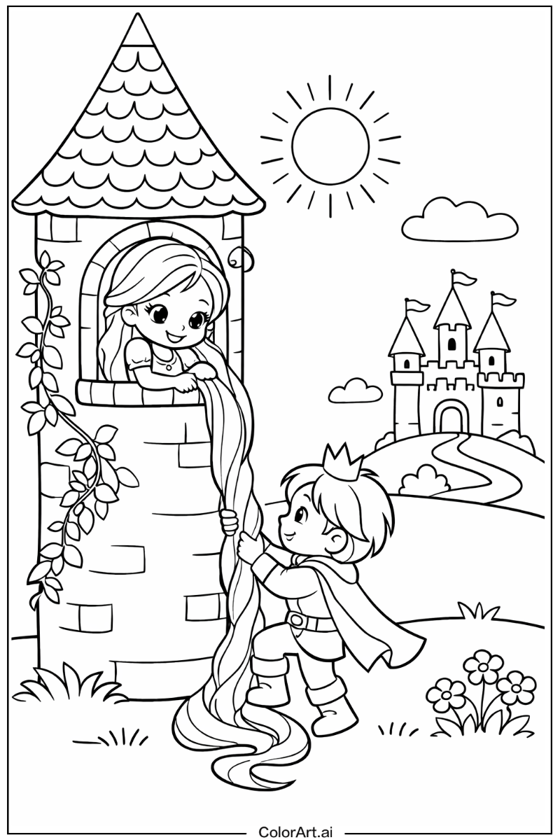 Shorty Rapunzel Design 3