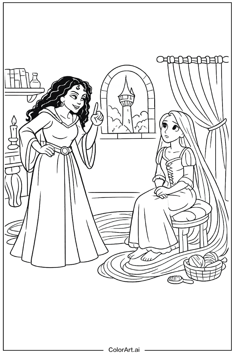 Gothel Rapunzel Scene 4