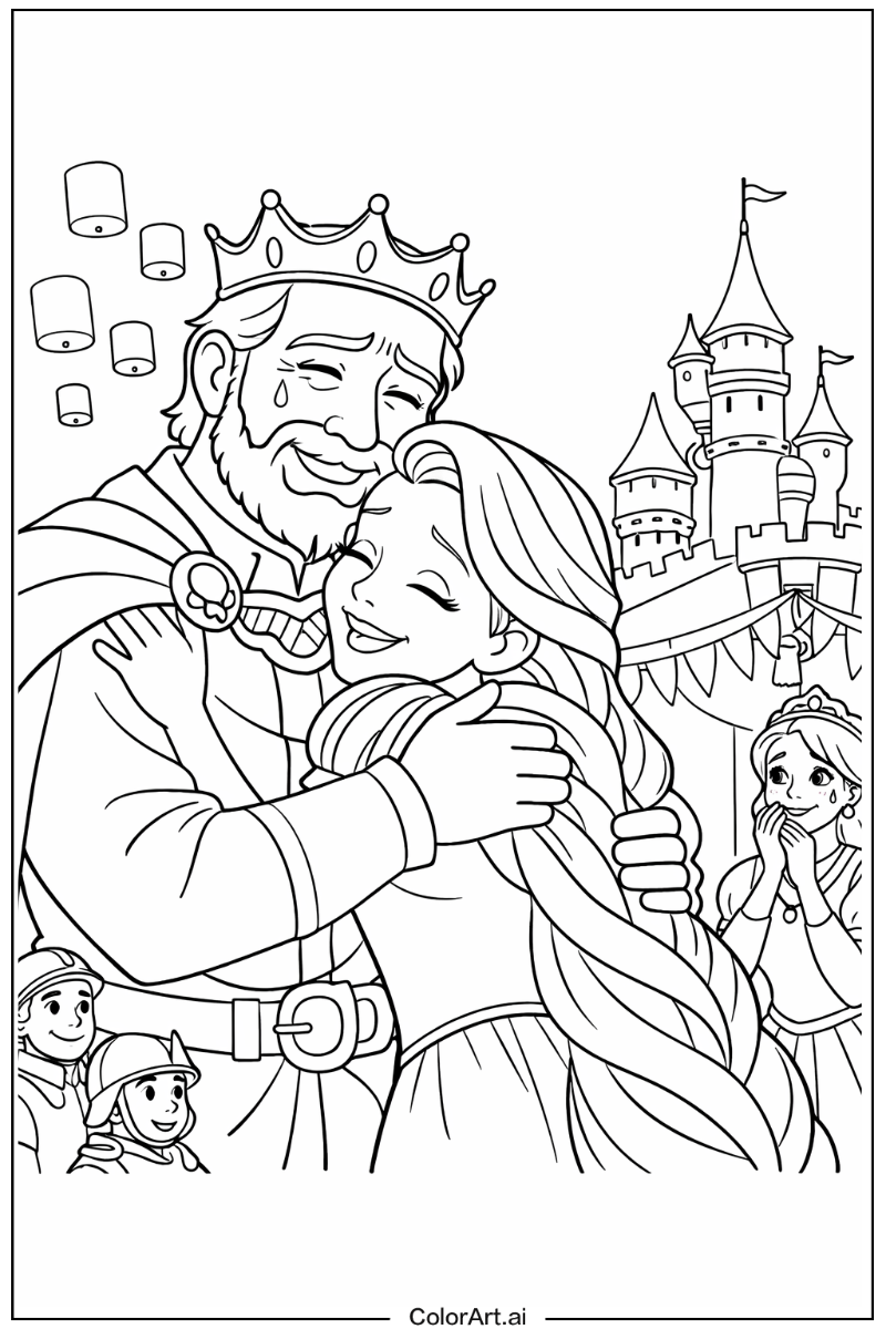 Rapunzel with King frederic Theme