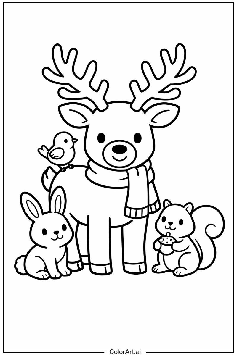 reindeer with Friends 2
