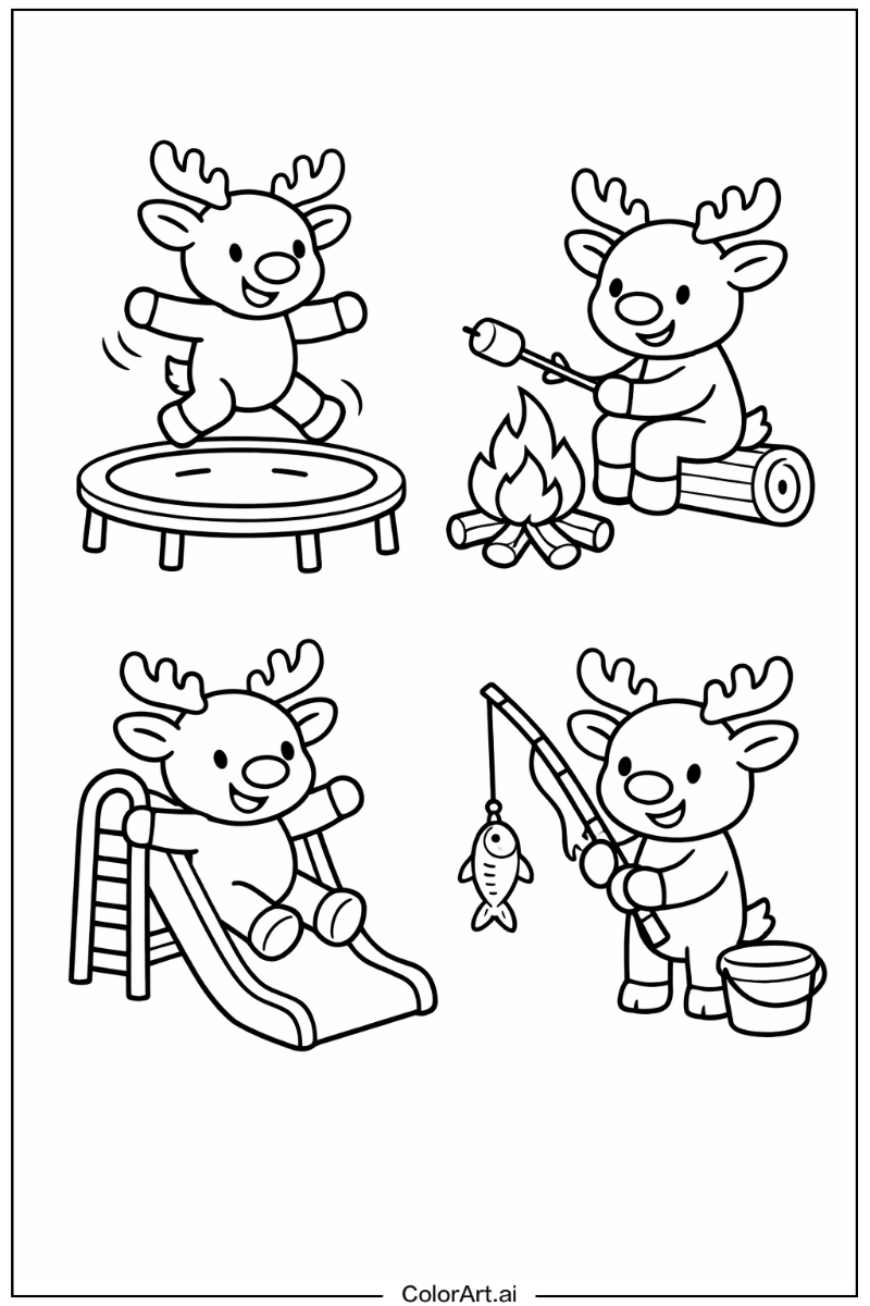 reindeer Having Fun 2