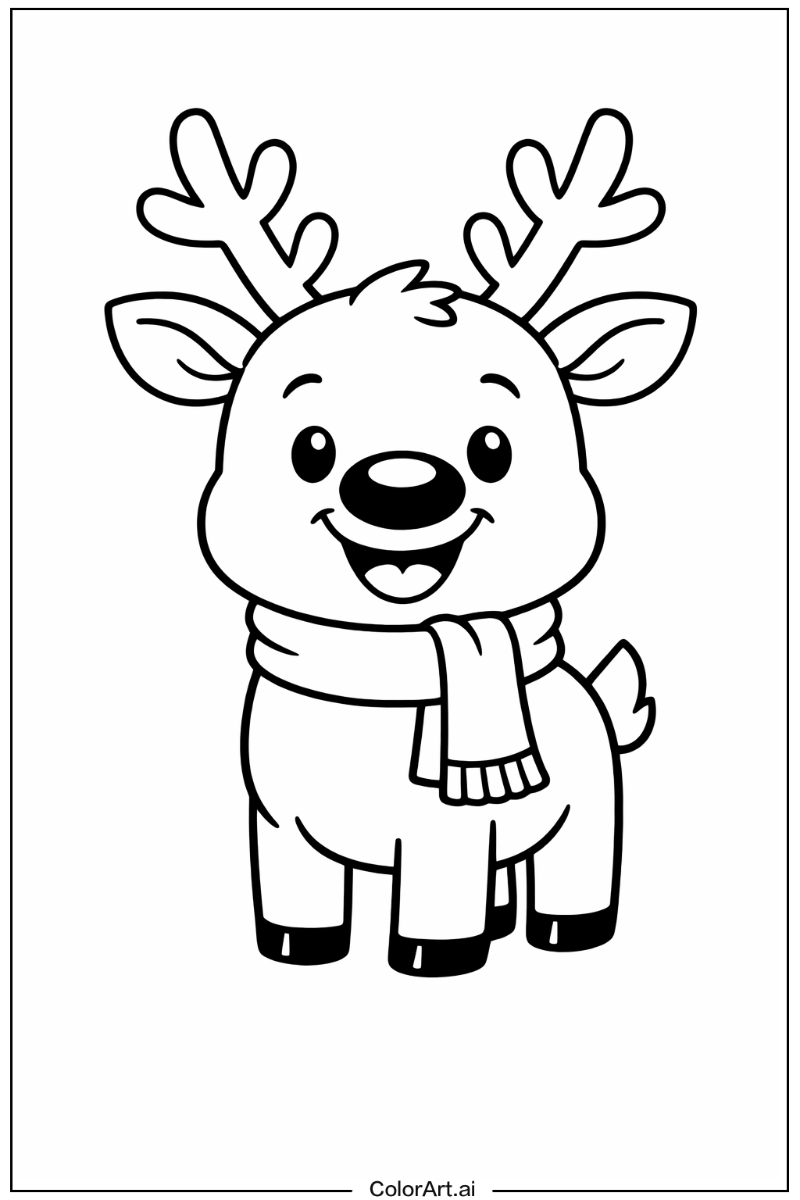 Happy reindeer 1