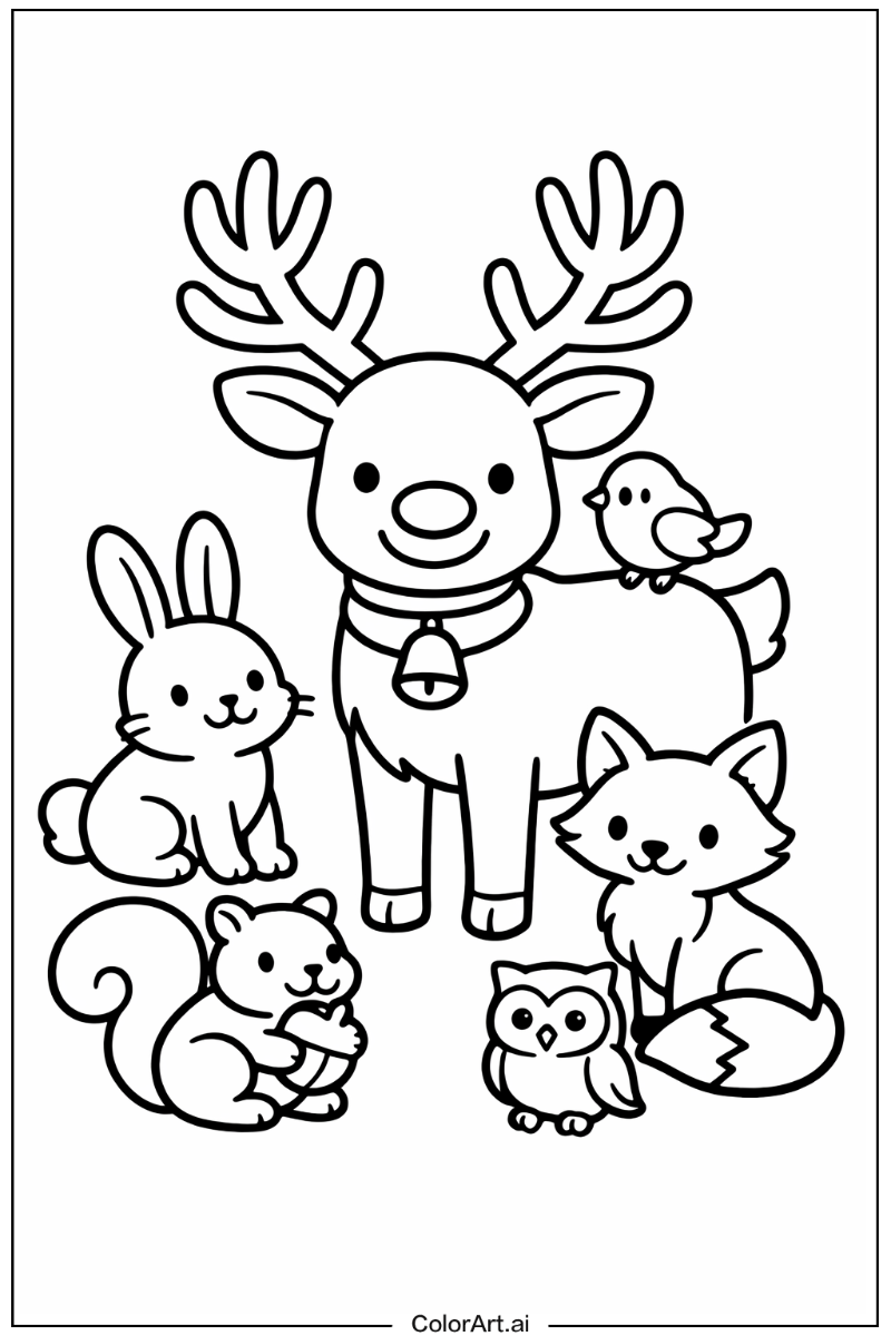 reindeer with Friends 3