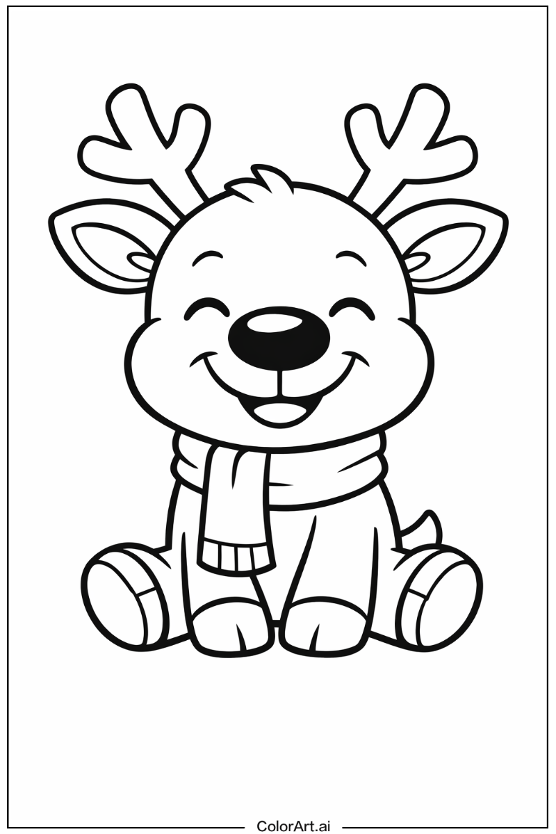 Smiling reindeer 3
