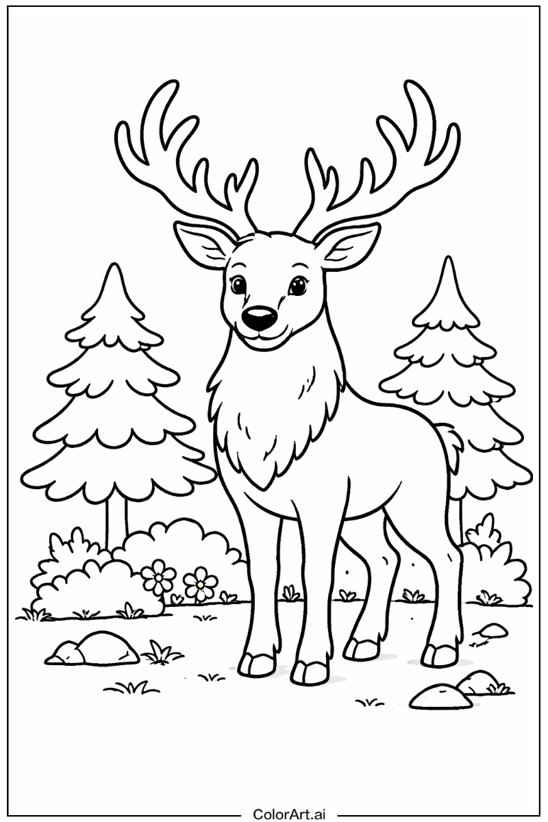 reindeer in Nature 4