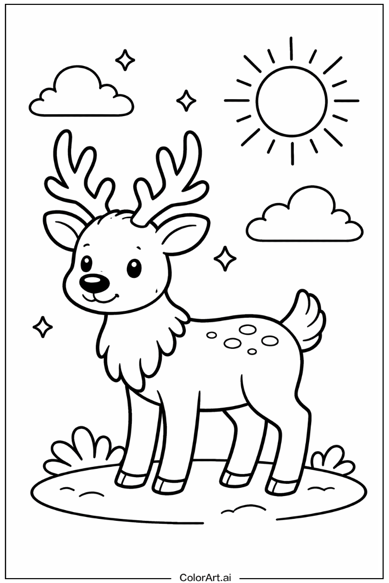 reindeer Under the Sun 1