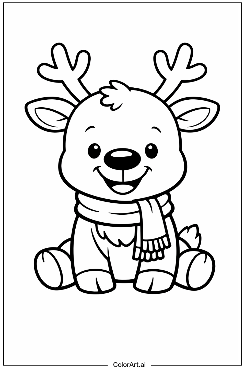 Smiling reindeer 1