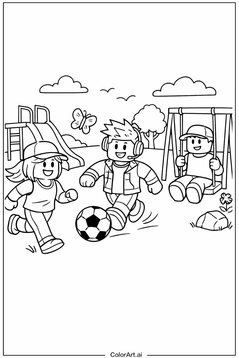 Roblox Playing Outside 3