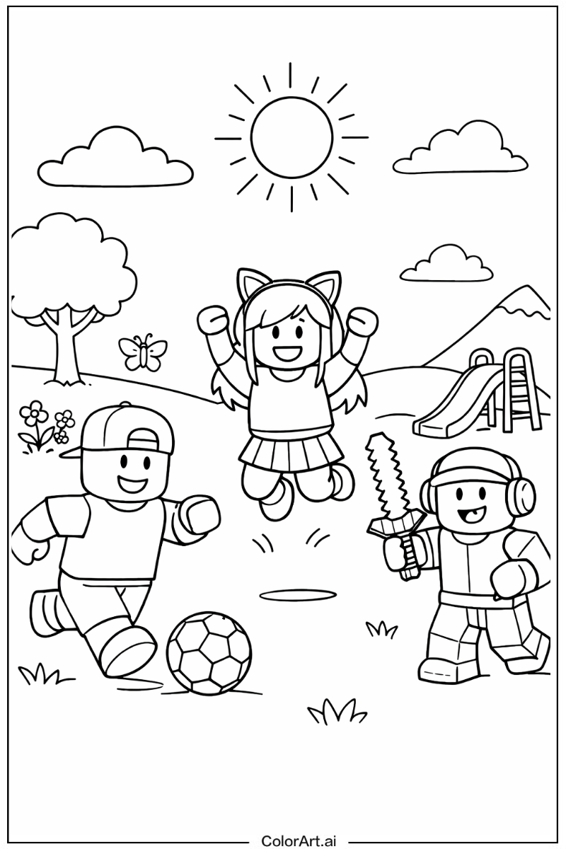 Roblox Playing Outside